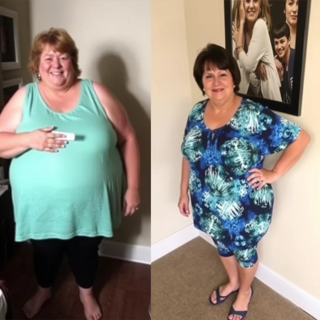 Artistic representation for Shirley's stunning transformation: motsi's 2-st approach to weight loss