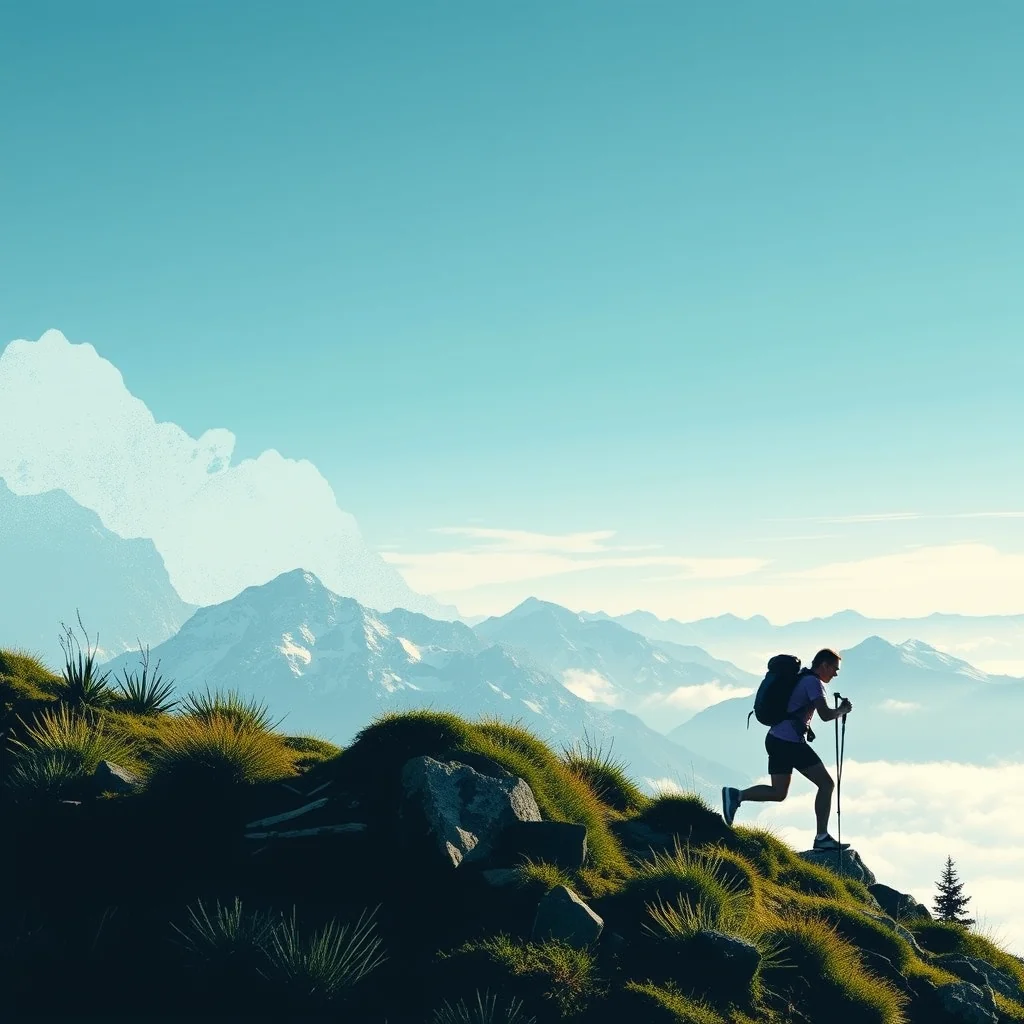 Artistic representation for Trail mastery: pro-level hiking tips unveiled by canadian running magazine