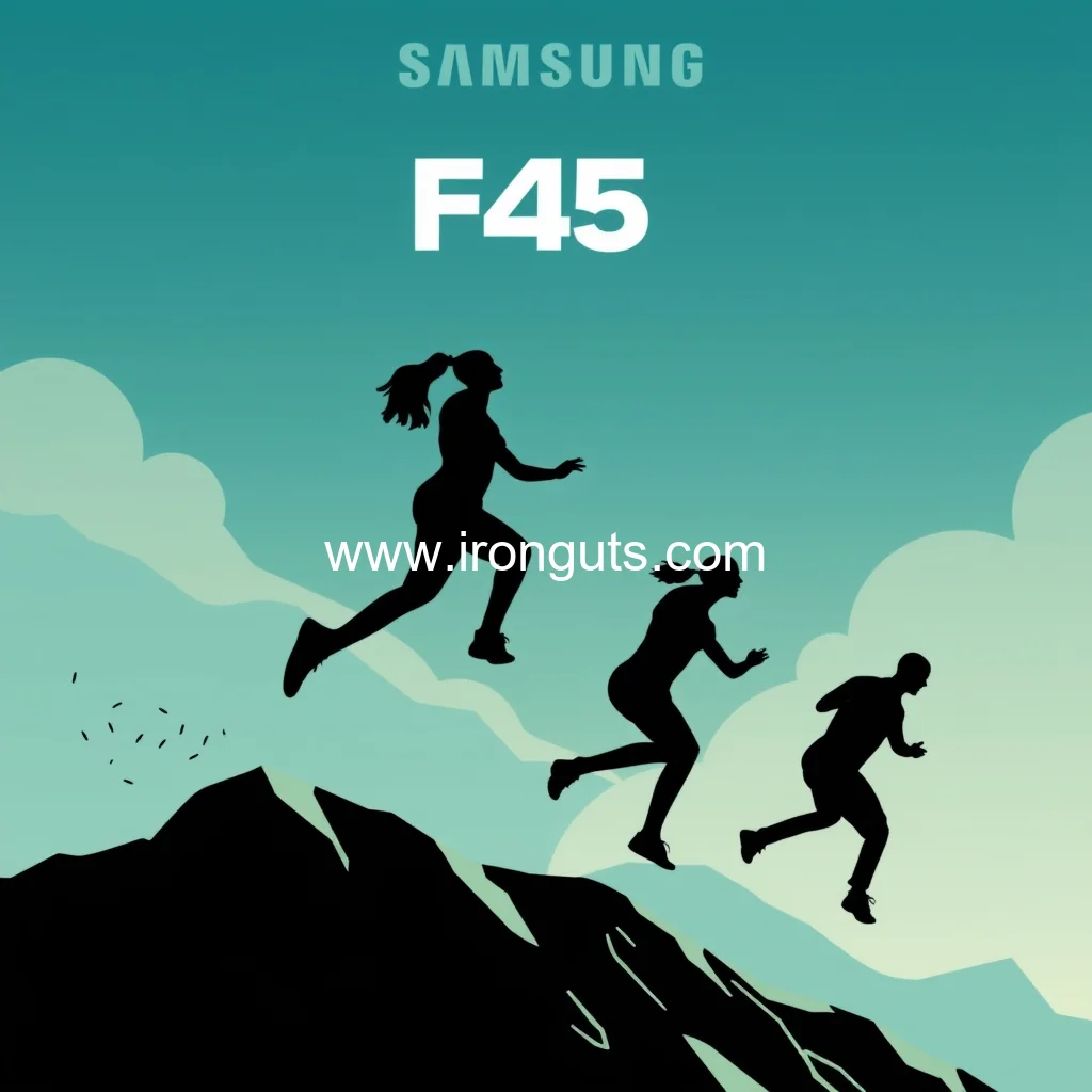 Artistic representation for Samsung & f45 unite for fitness: revolutionize workouts on daily+