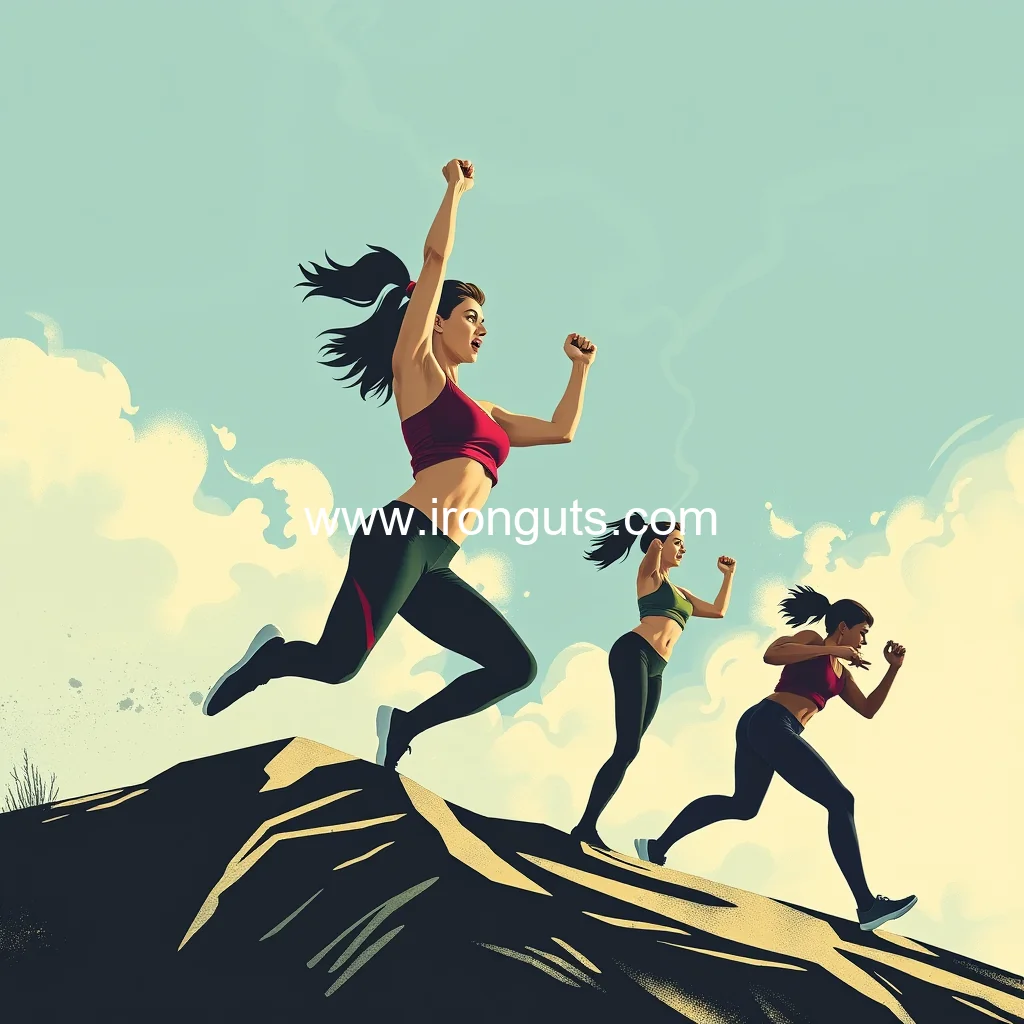 Artistic representation for Sweatin' together: unleash team power to tackle extra pounds