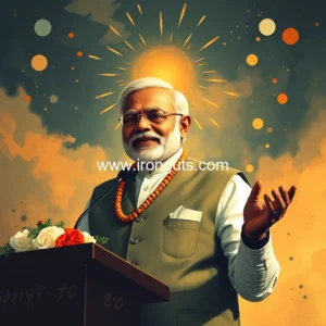 Read more about the article Pm modi celebrates tejasvi surya’s ironman 70.