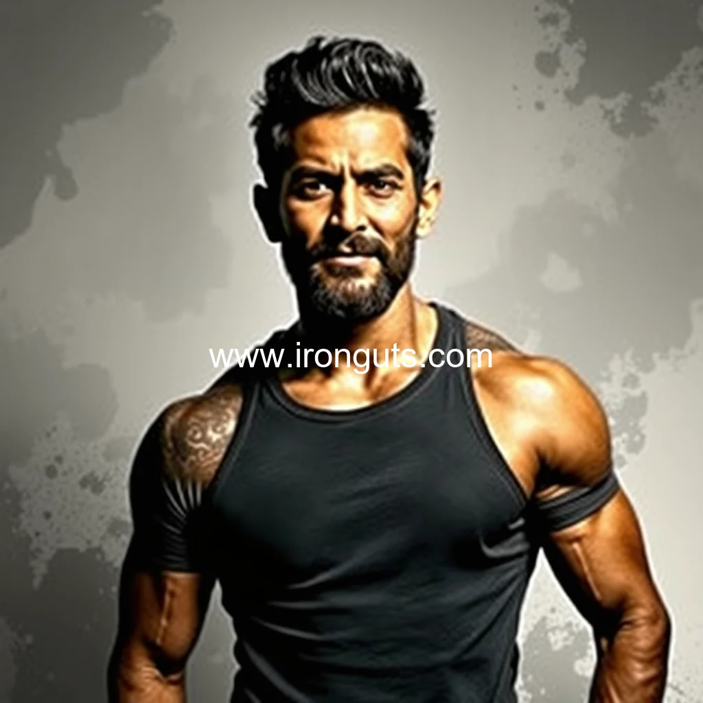 Artistic representation for Fitness transformation : A look at Chiyaan Vikram diet workout routine and more