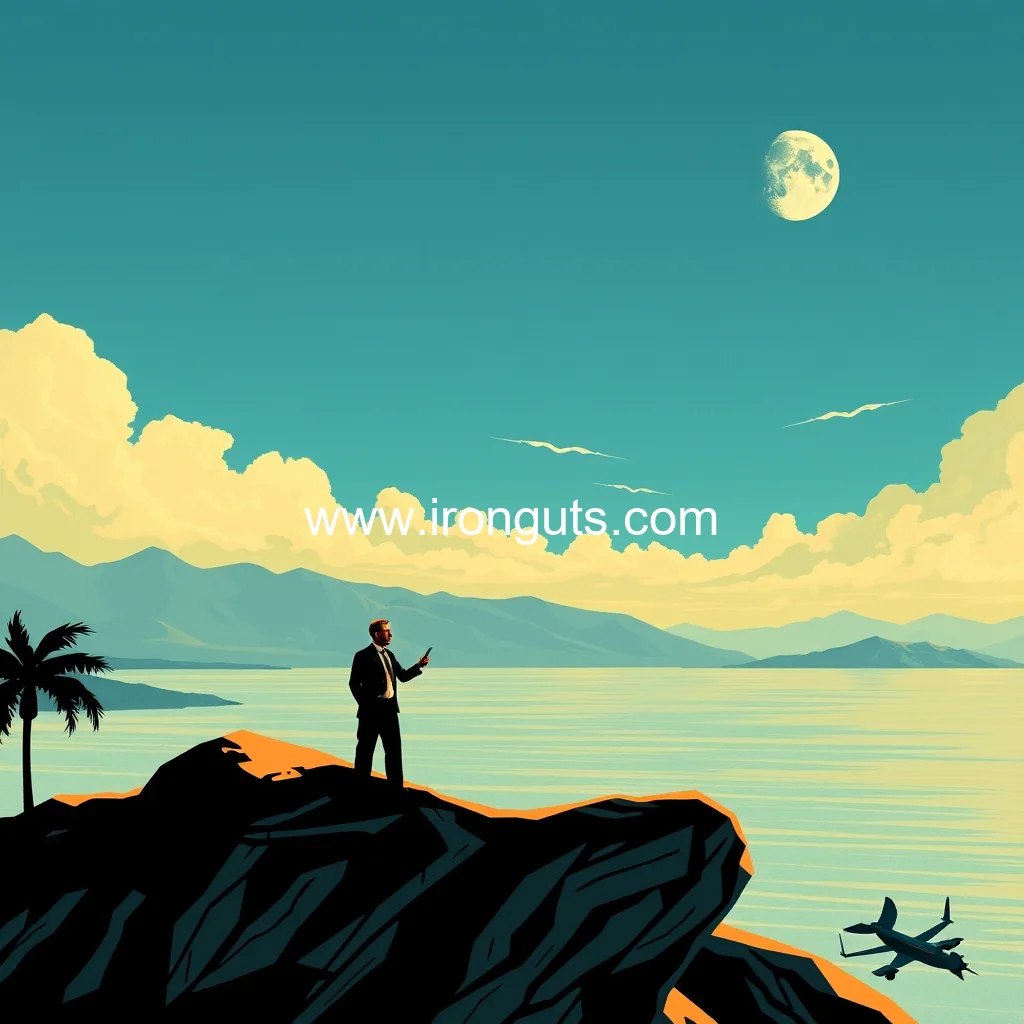 Artistic representation for Sam Nazarian and Tony Robbins Launch Longevity Focused Clubs and Hotels : Pioneering the Future of Wellness Tourism