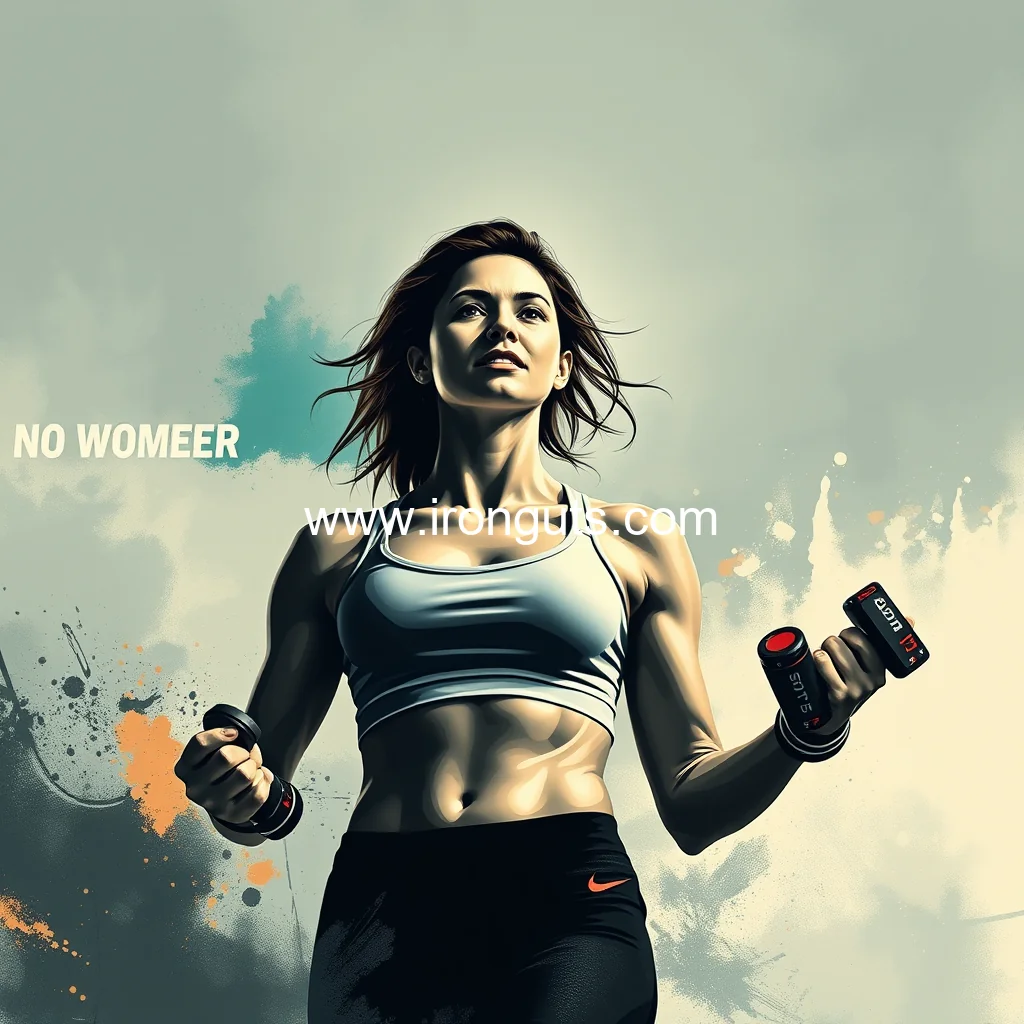 Artistic representation for Empowering women: the new era of fitness!