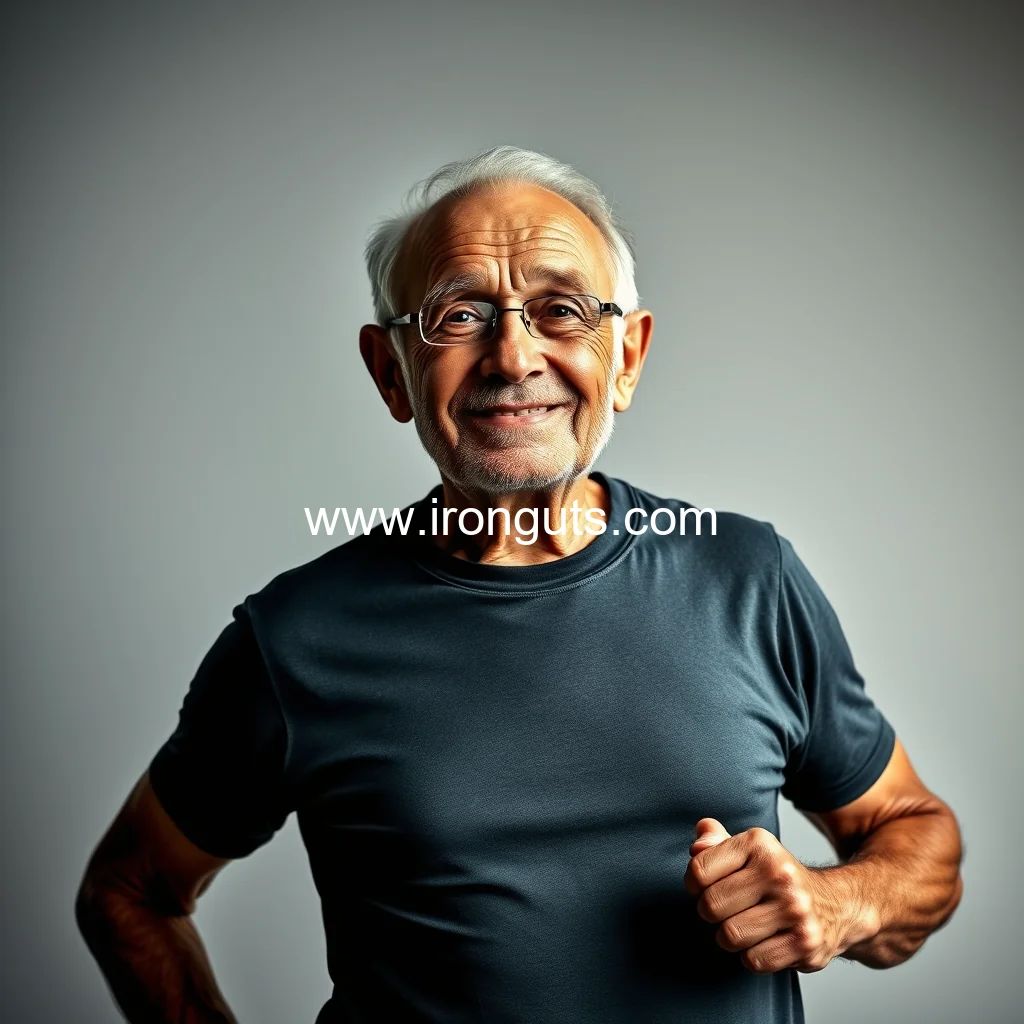 Artistic representation for Mastering fitness at 82: the world's oldest trainer's secret!