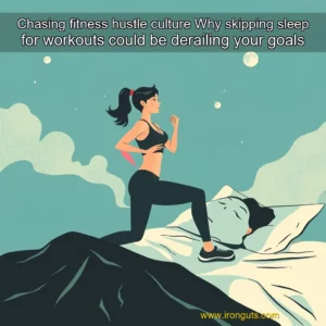 Read more about the article Chasing fitness hustle culture  Why skipping sleep for workouts could be derailing your goals