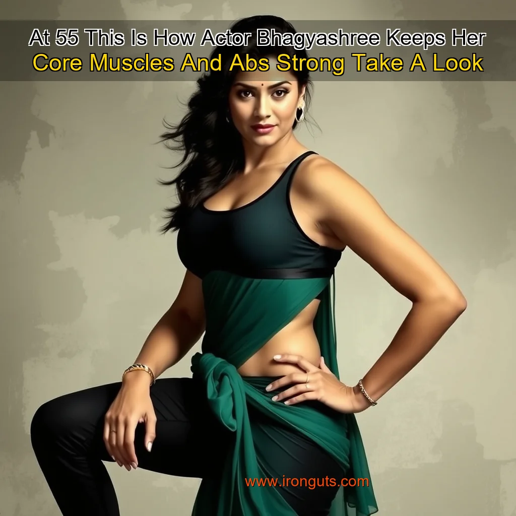 Artistic representation for At 55 This Is How Actor Bhagyashree Keeps Her Core Muscles And Abs Strong Take A Look