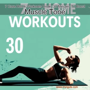 Read more about the article 7 Core Home Workouts Under 30 Minutes To Boost Muscle  Tone
