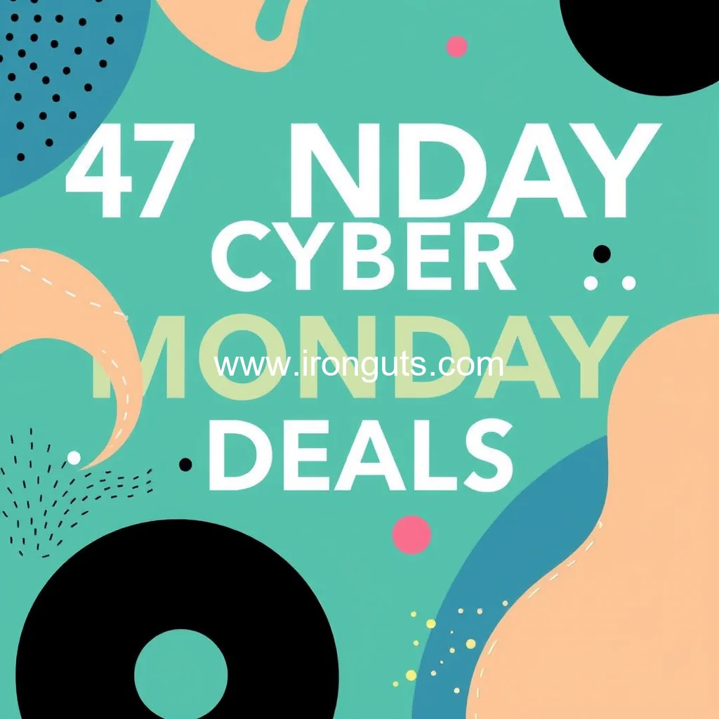 Artistic representation for 47 Cyber Monday Fitness Deals Were Pumped About in 2024