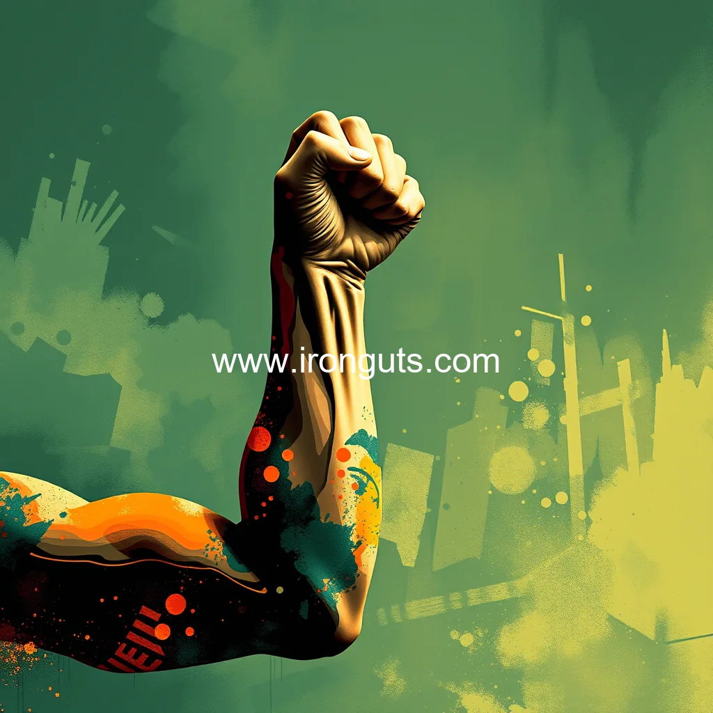 Artistic representation for Unlocking wellness and power: grip strength insights and strengthening workouts.