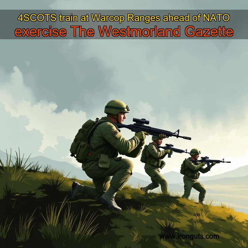 You are currently viewing 4SCOTS train at Warcop Ranges ahead of NATO exercise  The Westmorland Gazette