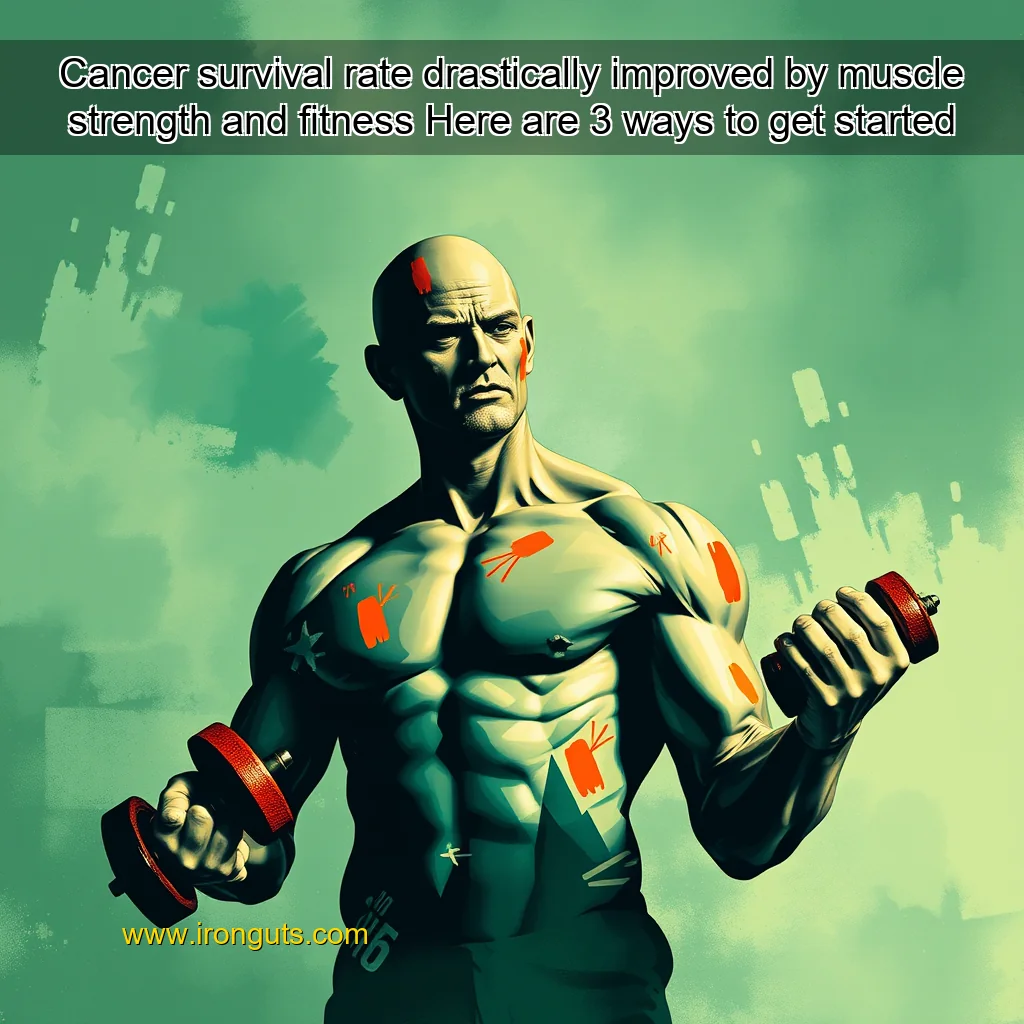 You are currently viewing Cancer survival rate drastically improved by muscle strength and fitness  Here are 3 ways to get started