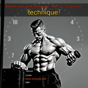 Read more about the article Mastering muscle and power: the 6-12-25 workout technique.