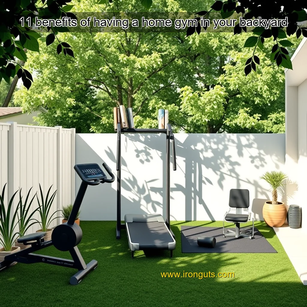 Read more about the article 11 benefits of having a home gym in your backyard