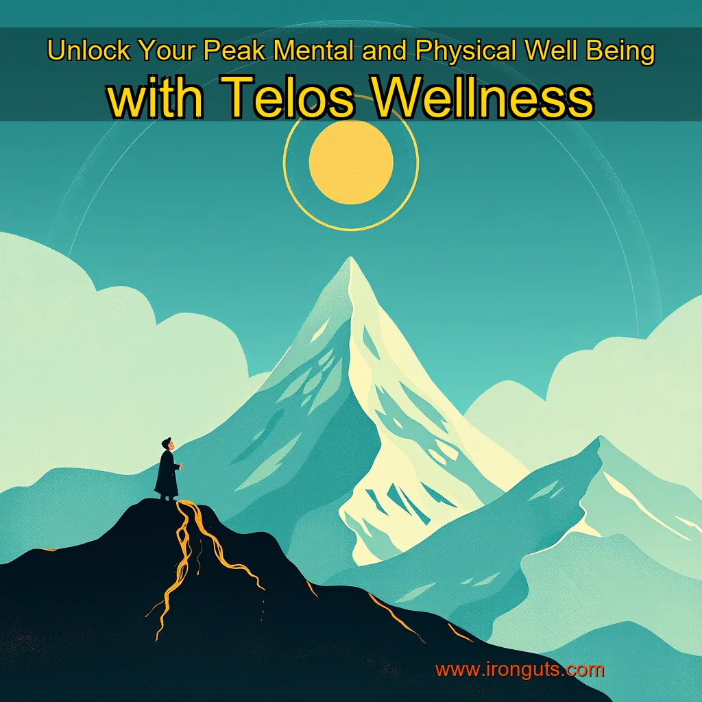 Artistic representation for Unlock Your Peak Mental and Physical Well Being with Telos Wellness