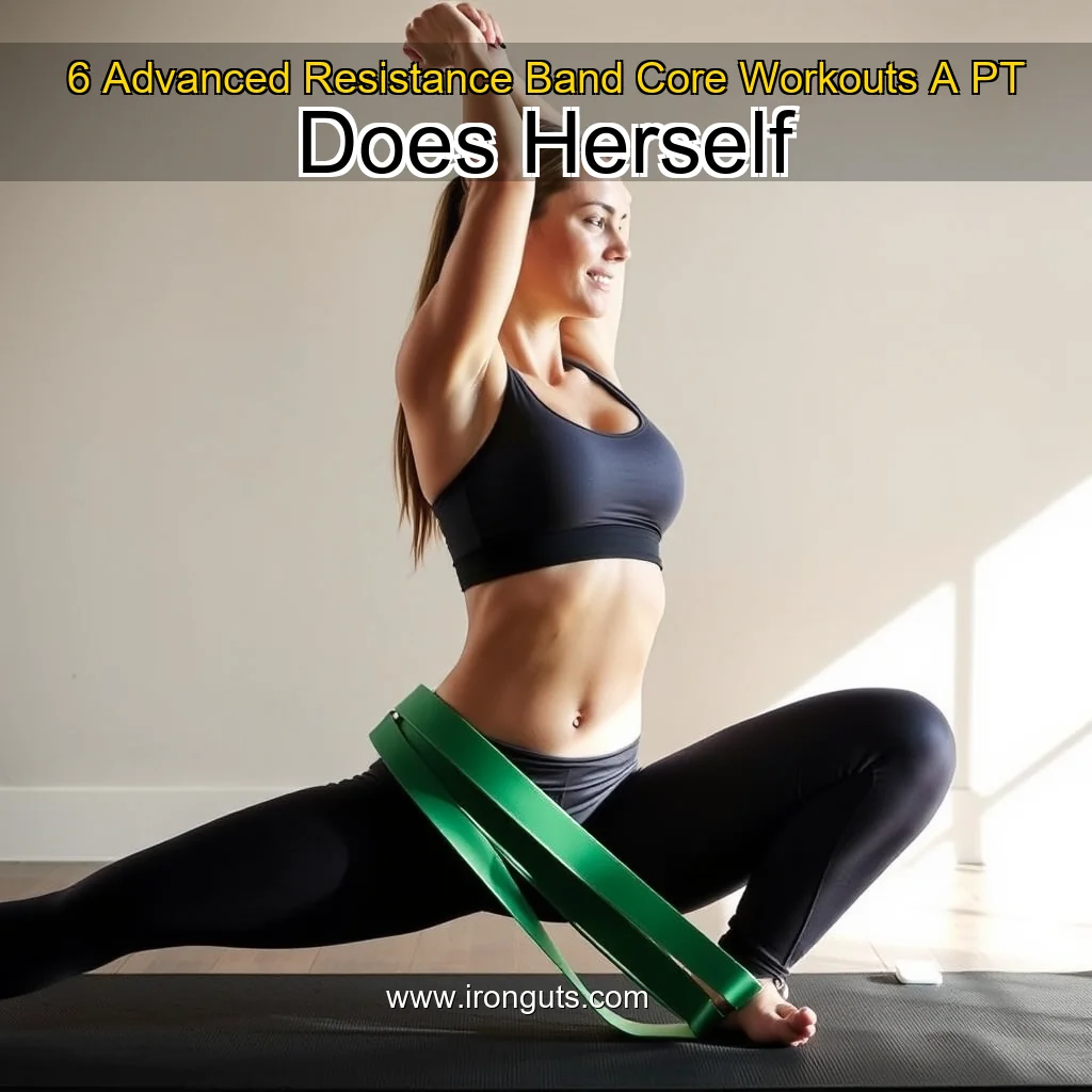 Read more about the article 6 Advanced Resistance Band Core Workouts A PT Does Herself