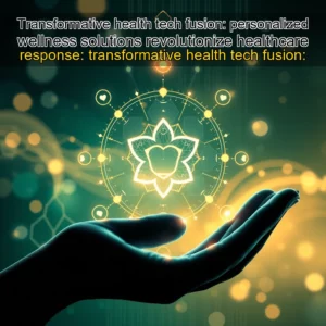 Read more about the article Transformative health tech fusion: personalized wellness solutions revolutionize healthcare


 response: transformative health tech fusion: personalized wellness solutions revolutionize healthcare.