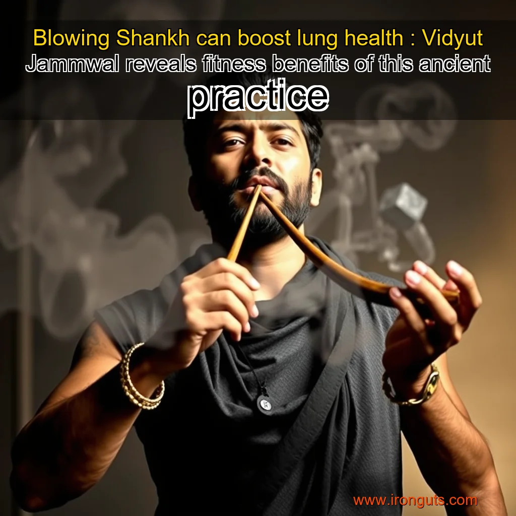 You are currently viewing Blowing Shankh can boost lung health : Vidyut Jammwal reveals fitness benefits of this ancient practice