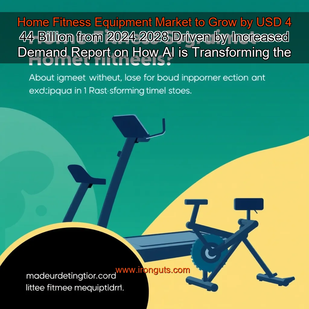 You are currently viewing Home Fitness Equipment Market to Grow by USD 4  44 Billion from 2024  2028  Driven by Increased Demand  Report on How AI is Transforming the Market