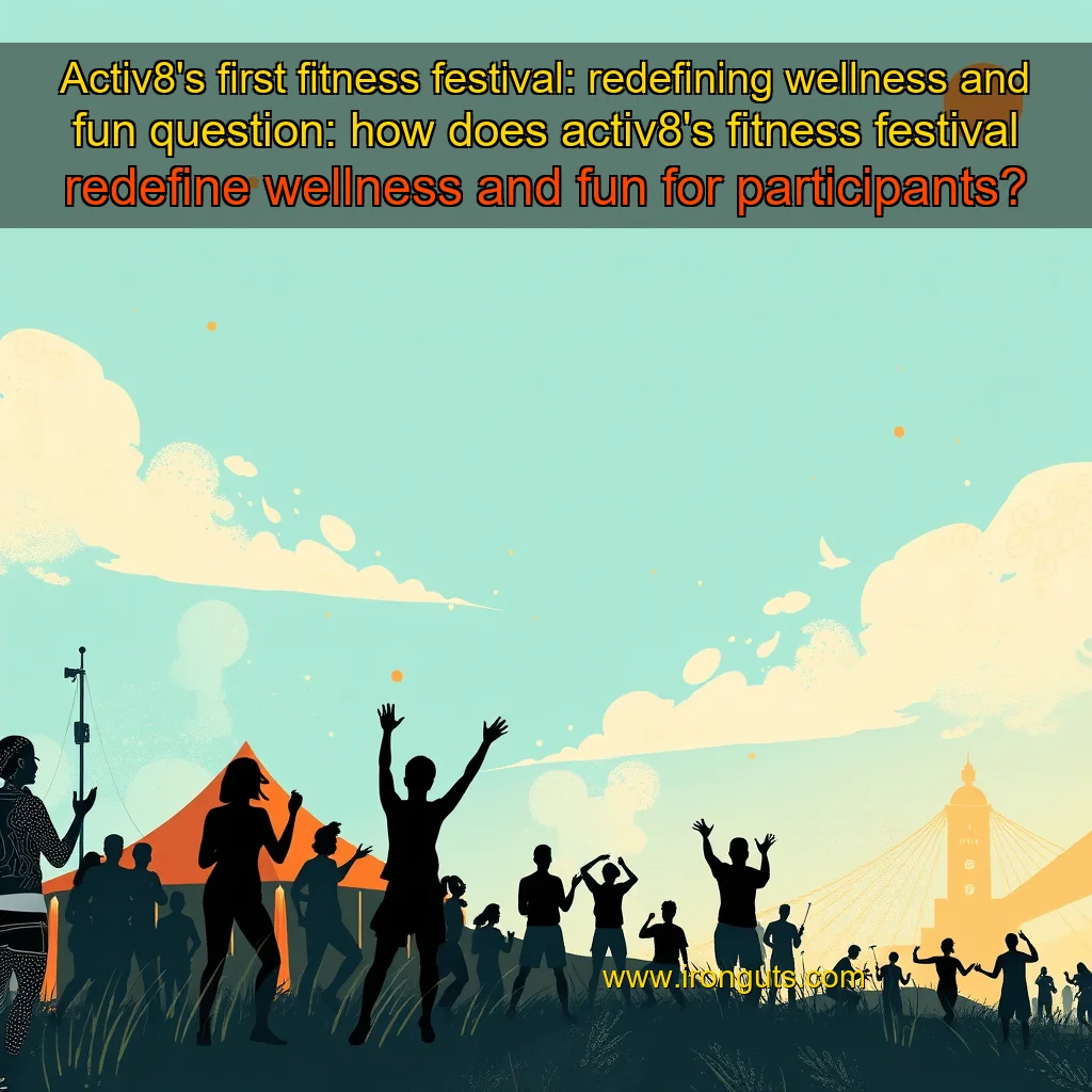 You are currently viewing Activ8’s first fitness festival: redefining wellness and fun

question: how does activ8’s fitness festival redefine wellness and fun for participants?