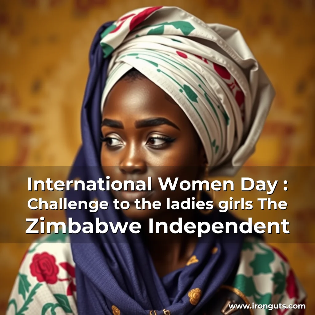 You are currently viewing International Women Day : Challenge to the ladies  girls  The Zimbabwe Independent