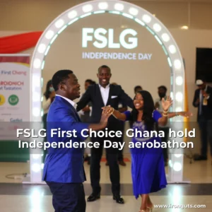 Artistic representation for FSLG First Choice Ghana hold Independence Day aerobathon