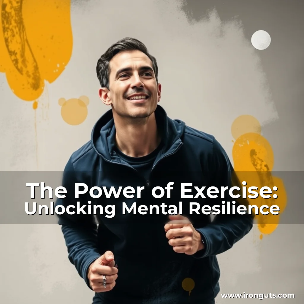 Artistic representation for The Power of Exercise: Unlocking Mental Resilience