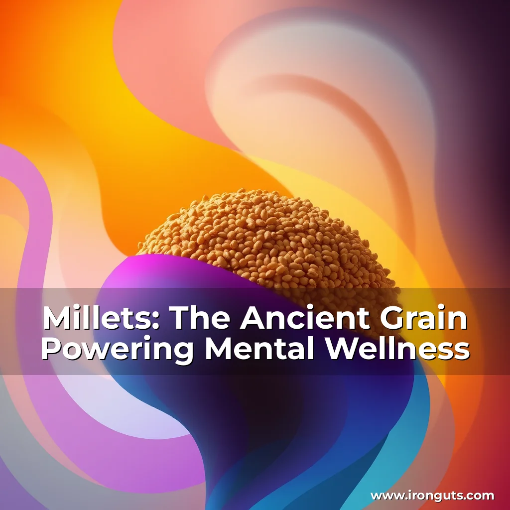 Artistic representation for Millets: The Ancient Grain Powering Mental Wellness
