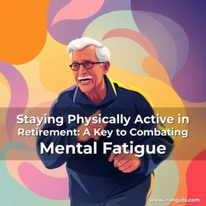 Artistic representation for Staying Physically Active in Retirement: A Key to Combating Mental Fatigue