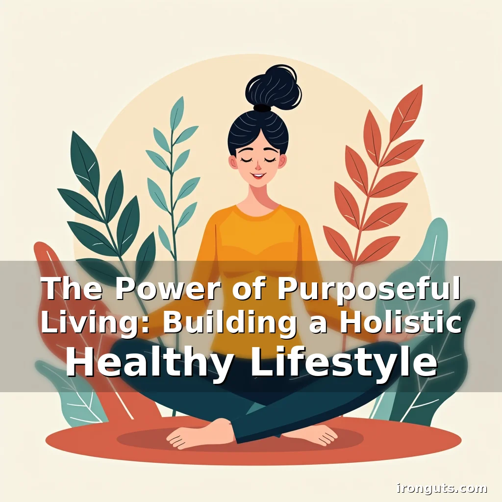 Read more about the article The Power of Purposeful Living: Building a Holistic Healthy Lifestyle