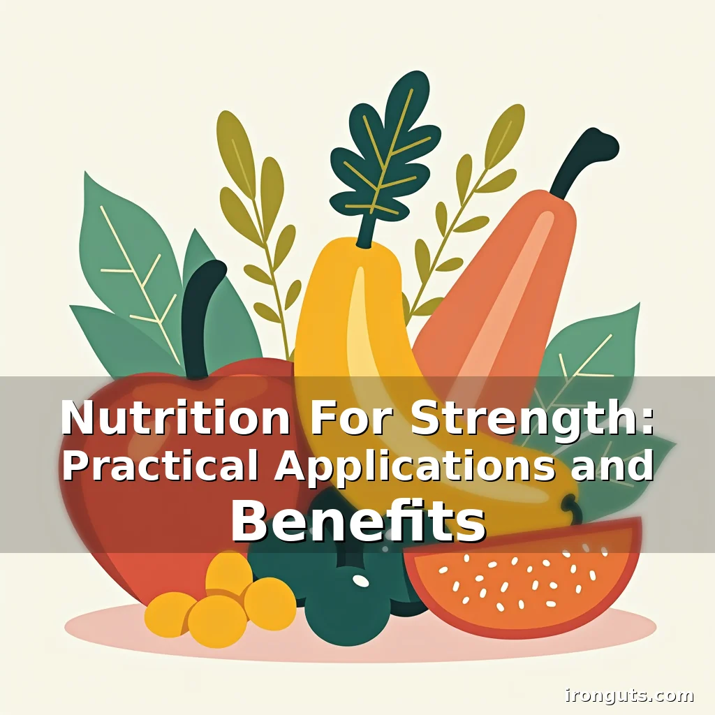 Read more about the article Nutrition For Strength: Practical Applications and Benefits
