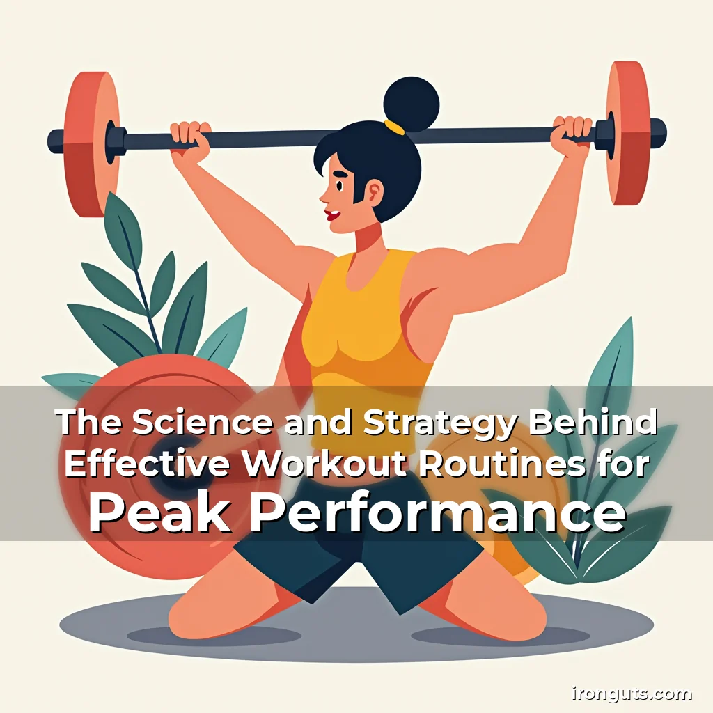 Read more about the article The Science and Strategy Behind Effective Workout Routines for Peak Performance