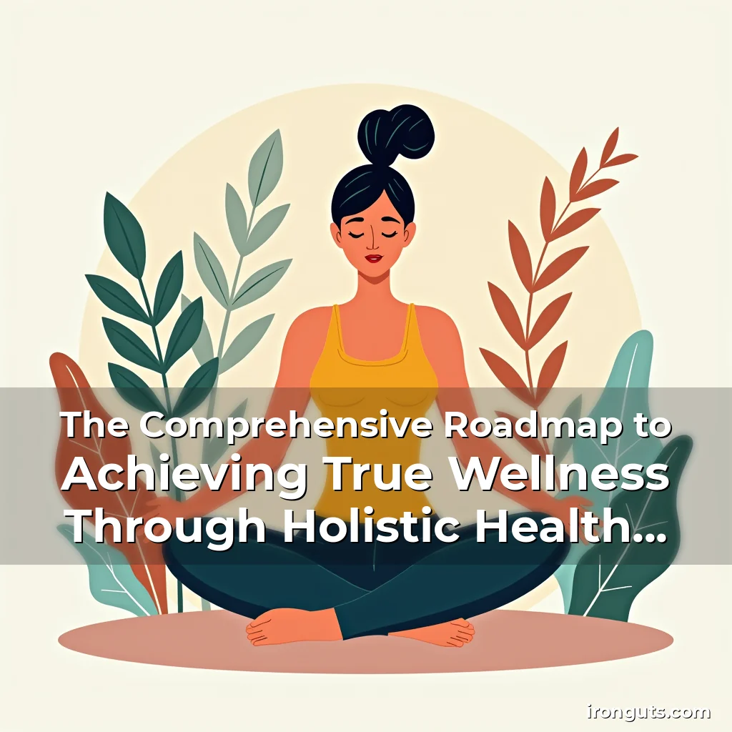 Read more about the article The Comprehensive Roadmap to Achieving True Wellness Through Holistic Health Practices